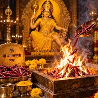Red chilli used in Maa Baglamukhi Mirchi Havan