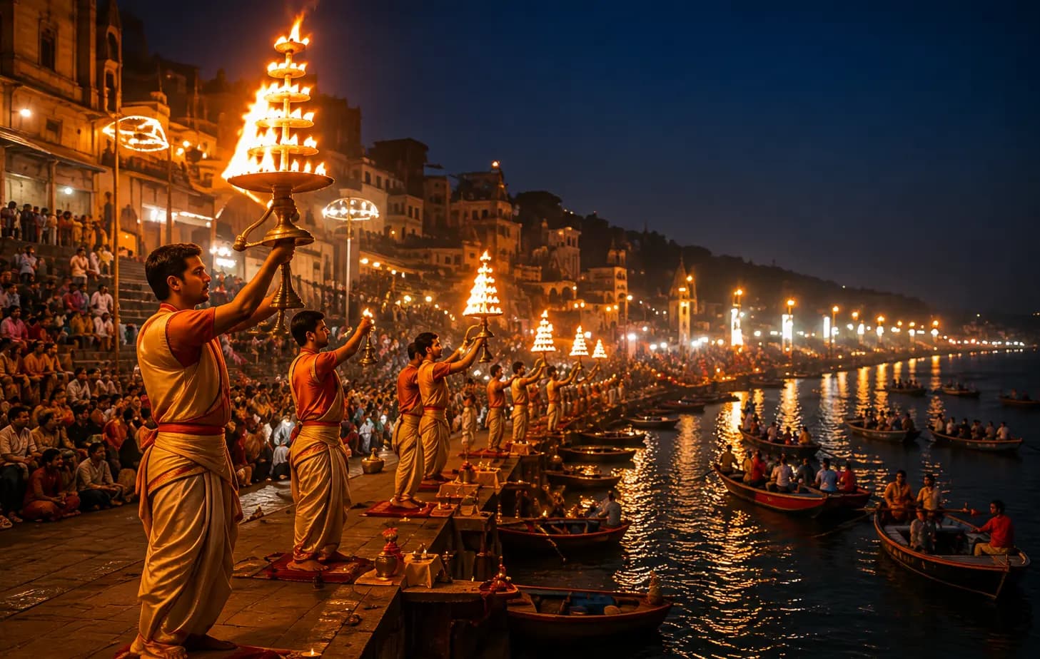 Kashi Ganga Aarti & Deep Daan online puja