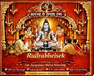 Experienced Pandit performing Rudrabhishek Puja